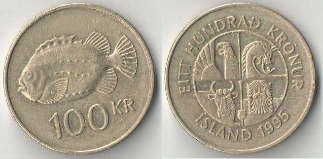 Исландия 100 крон (1995-2011)