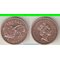 Тувалу 2 цент 1994 год (Елизавета II) (год-тип, тип II) (редкий тип и очень редкий номинал)