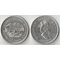Канада 25 центов 1992 год (Елизавета II) (125 лет Конфедерации - Британская Колумбия)