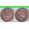 Фиджи 1 цент (1990-2005) (Елизавета II) (тип III, медь-цинк)