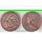 Новая Зеландия 2 цента (1984-1985) (Елизавета II) (тип II, нечастый тип и номинал)