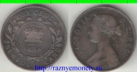Канада - Ньюфаундленд 1 цент (1872-1876) (Виктория)