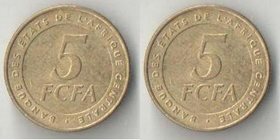 Центральные африканские штаты 5 франков 2006 год