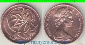 Австралия 2 цента (1966-1984) (тип I) (Елизавета II)