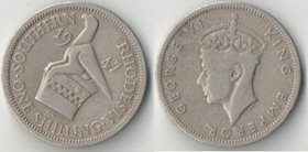 Родезия Южная 1 шиллинг 1947 год (Георг VI император)