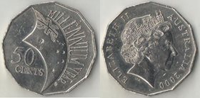 Австралия 50 центов 2000 год (Елизавета II) (Миллениум)