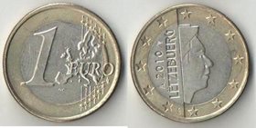 Люксембург 1 евро (2004-2010) (биметалл)