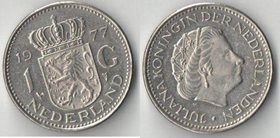 Нидерланды 1 гульден (1969-1980) (Юлиана, тип II, петушок)