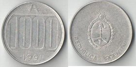 Аргентина 1000 аустралей (1990-1991)