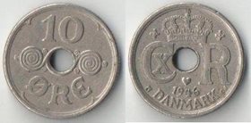 Дания 10 эре 1946 год (редкий год)