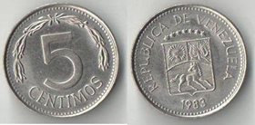 Венесуэла 5 сентимо 1983 год (никель-сталь)