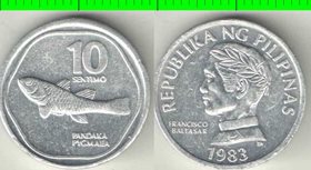 Филиппины 10 сентимо (1983-1994) (рыба)