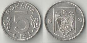 Румыния 5 лей (1992-1996) (нечастый тип)