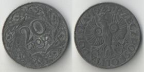 Польша 20 грош 1923 год (цинк) (оккупация)
