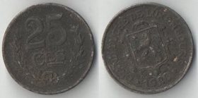 Люксембург 25 сантимов 1920 год (нечастый тип)