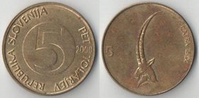 Словения 5 толариев 2000 год