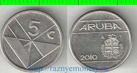Аруба 5 центов (2003-2010) (Беатрикс, тип IV, треугольник)
