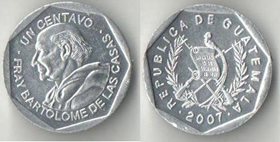 Гватемала 1 сентаво (1999-2007) (нечастая)