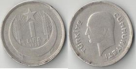 Турция 1 лира 1939 год (Мустафа Кемаль Ататюрк) (редкость) (серебро)