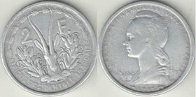 Западная африка Французская 2 франка 1948 год