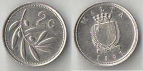 Мальта 2 цента (1991-2004)