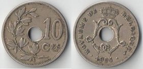 Бельгия 10 сантимов 1904 год (Belgique)