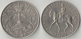 Великобритания 25 пенсов 1977 год (Елизавета II) (25 лет правления)