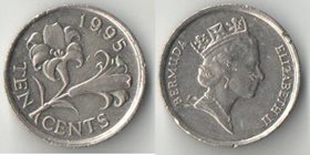 Бермуды (Бермудские острова) 10 центов (1995-1997) (Елизавета II) (тип II)
