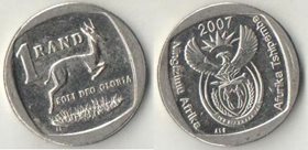 ЮАР 1 ранд 2007 год Afurika Tshipembe (нечастый тип)