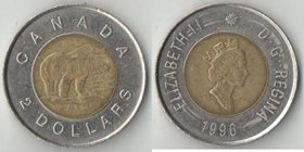 Канада 2 доллара 1996 года (Елизавета II) (биметалл)