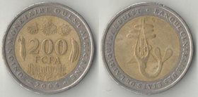 Западная африка 200 франков (2003-2005) (биметалл) (нечастый номинал)