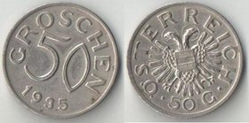 Австрия 50 грош 1935 год (нечастый тип и номинал)
