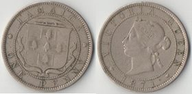 Ямайка 1 пенни 1871 год (Виктория)