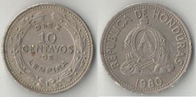 Гондурас 10 сентаво (1954, 1967, 1980, 1993)