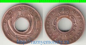 Восточная Африка 1 цент (1954-1962) (Елизавета II)