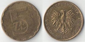Польша 5 злотых (1986-1988)