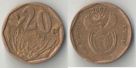 ЮАР 20 центов 2007 год iNingizimu