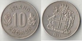 Исландия 10 крон (1967-1980) (тип I)