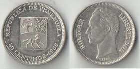Венесуэла 50 сентимо (1988-1990) (никель-сталь)