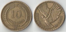 Чили 10 сентесимо (1964-1970)