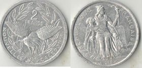 Новая Каледония 2 франка 1983 год (тип III, 1973-2000)