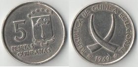 Экваториальная Гвинея 5 песет 1969 год