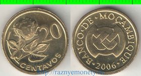 Мозамбик 20 сентаво 2006 год