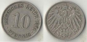 Германия (Империя) 10 пфеннигов (1901-1914) А