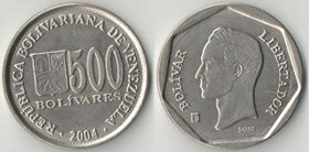 Венесуэла 500 боливар 2004 год (год-тип)