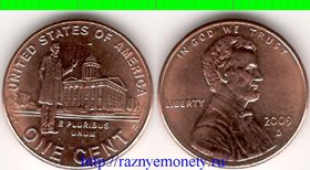 США 1 цент 2009 D - Линкольн в Иллинойсе