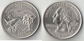 США 1/4 доллара 2000 год (Южная Каролина)
