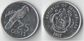 Сейшельские острова 25 центов (2003, 2007, 2010) (никель-сталь)