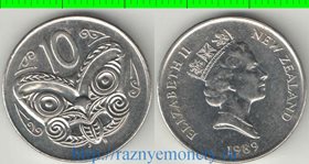 Новая Зеландия 10 центов (1986-1998) (Елизавета II) (тип IV)