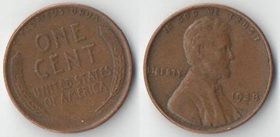 США 1 цент (1909-1943)